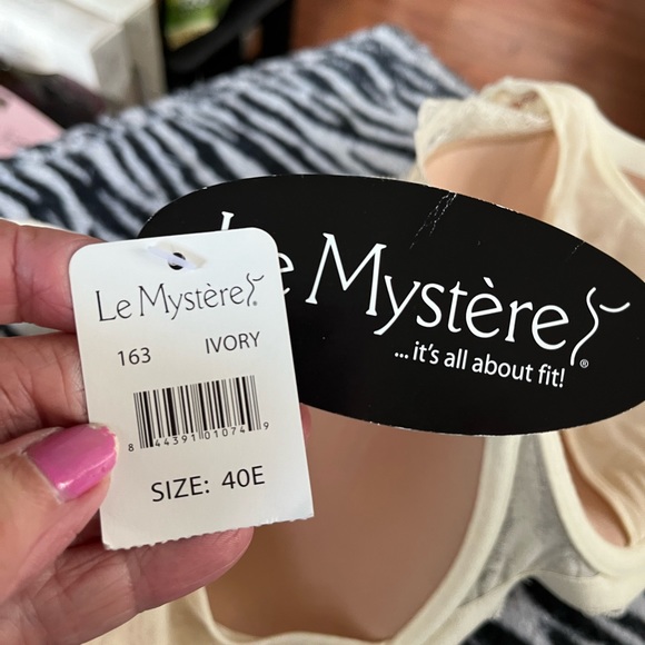 Le Mystere Ivory Maternity Full Support Underwire Foam Cup Bra Size 40E. NEW! - Picture 7 of 8